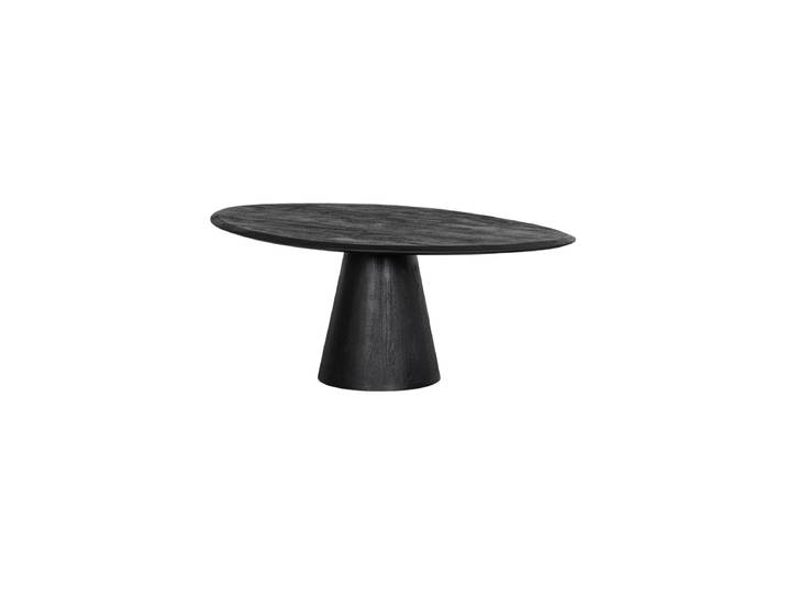 Massvier Design Couchtisch „Posture“ 120 x 80 cm Mangoholz Schwarz De Eekhoorn