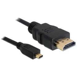 DELOCK HDMI Kabel A/D Stecker/Stecker, 1.4, 2m