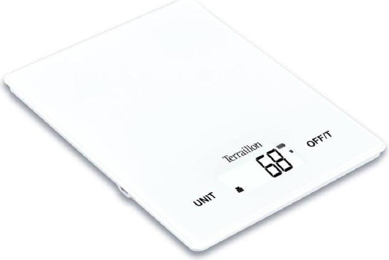 Küchenwaage TERRAILLON "Cooking USB", weiss (weiß), B:26cm L:55cm, Glas, Küchenwaagen, Küchenwaage weiß Einheitsgröße