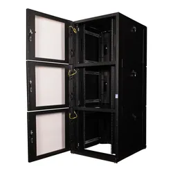 Roline Colocation-Schrank 42HE 800x1000mm (42 HE, 19 Zoll Rack), Serverschrank, Schwarz