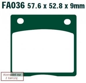 EBC Brakes FA036 Bremsbeläge