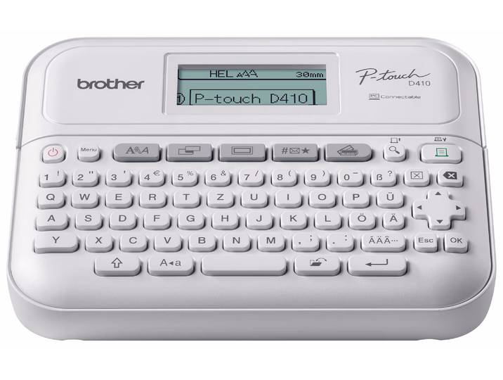 Brother PTD410RG1 Beschriftungsgerät – Etikettendrucker/Beschriftungsgerät