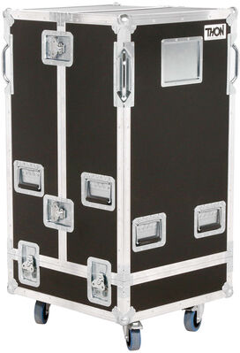 Thon Roadcase 4x QSC LA108 + Frame Schwarz