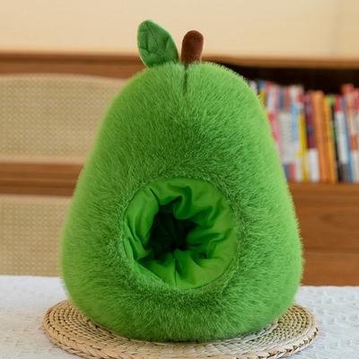 Friendly Fresh Finds Capybara Avocado Plush Toy Kawaii Sleeping Pillow With Creative Fruit Design For Birthdays green