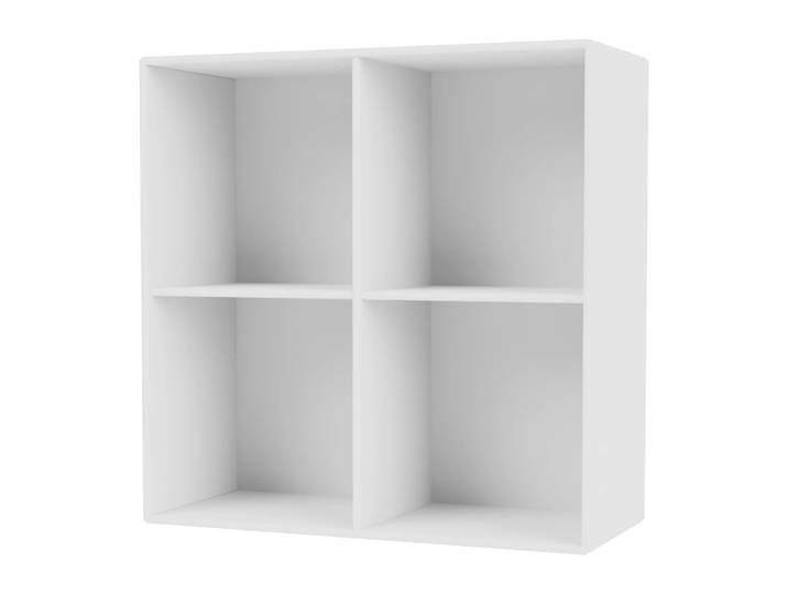 Montana SHOW Regal 69,6x69,6 cm inklusive Aufhängeschiene New white