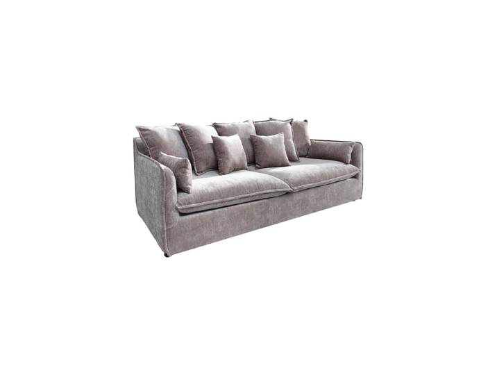Grosses 3-Sitzer Design Sofa „Lord“ mit abnehmbaren Bezügen Samt Taupe Invicta Interiors