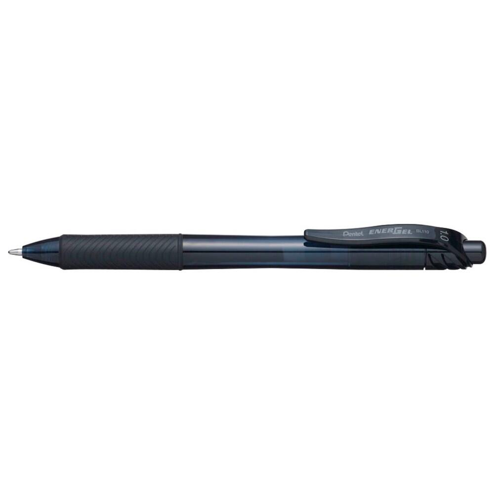 Pentel ENERGEL BL110 Gelschreiber schwarz/transparent 0,5 mm - Schreibfarbe schwarz BL110-AX