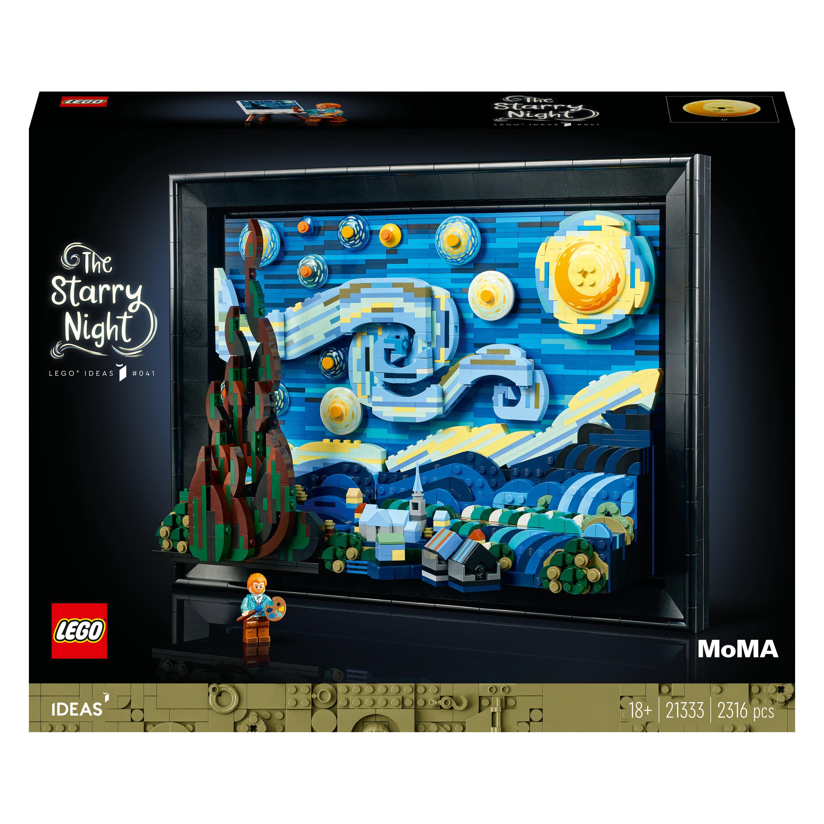 LEGO Vincent van Gogh - Sternennacht (21333, LEGO Icons, LEGO Seltene Sets) (21333)