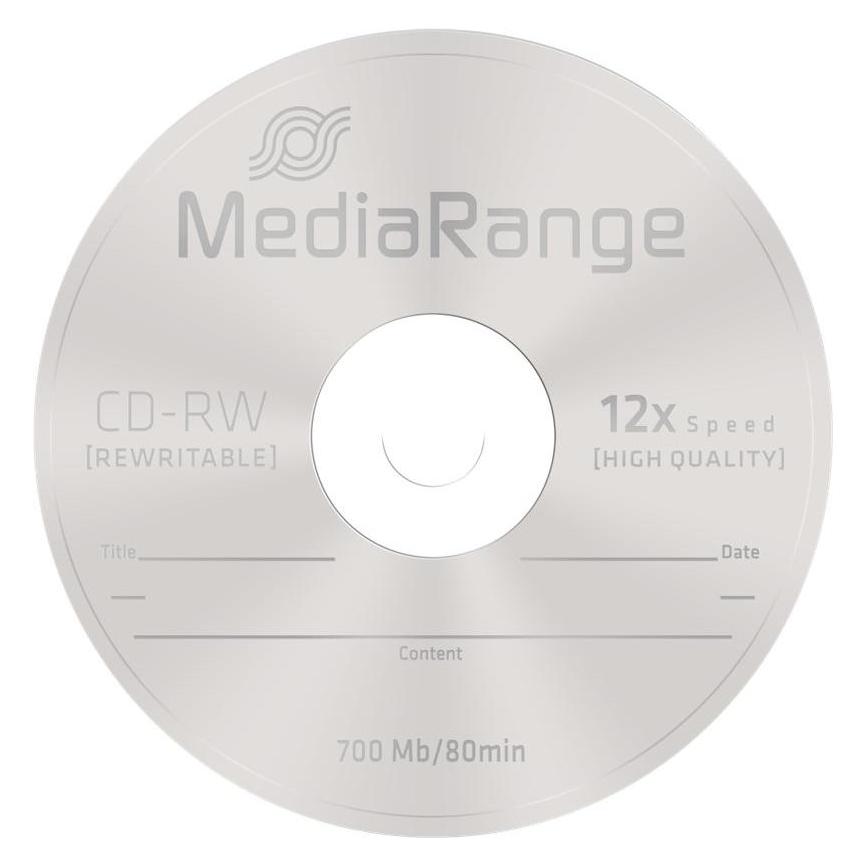 MediaRange CD-RW 12x 700MB/80Min, 10er Sp. (10x) (MR235)