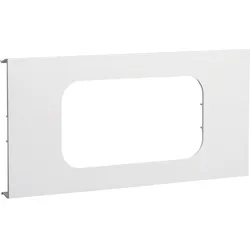 Hager R94129016 Blende 2-fach R18 für UP-Einsatz mit Rahmen BRA/S Oberteil 120mm verkehrsweiß