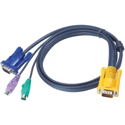 Aten 2L-5206P KVM-Kabel VGA PS/2 6.0m, KVM-Switch Kabel