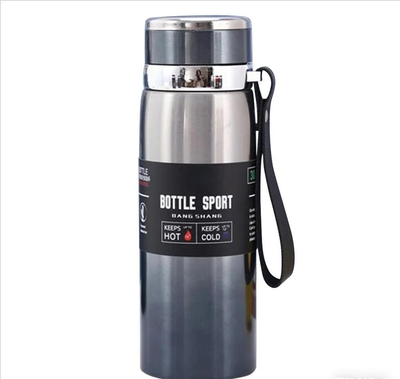 Uplifted Trends Stainless Steel Thermal Water Bottle Vacuum Insulated Thermos For Hot & Cold Drinks blue