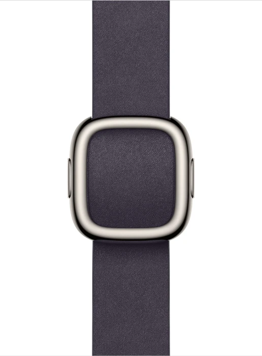 Apple Watch 42 mm Mitternachtsviolettes Armband mit moderner Schließe - Small