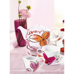 Edding 4200-6999 Porzellan-Pinselstift - 1 - 4 mm, warm colour Set, 6 Farben sortiert