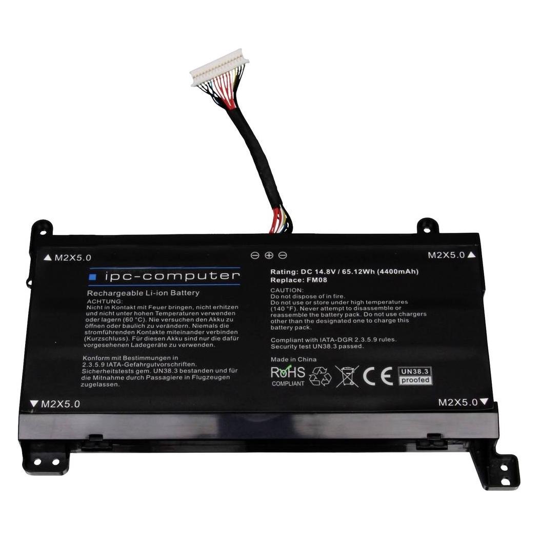 IPC Notebook-Akku FM08 16P REPLACE 14.8 V 4400 mAh HP (4400 mAh) (FM08(16P) REPLACE)