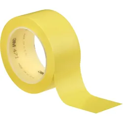 3M Weich-PVC-Klebeband 471 F, gelb, 50 mm x 33 m, 0,13 mm
