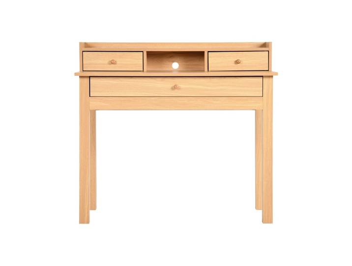 Console en bois clair avec rangements