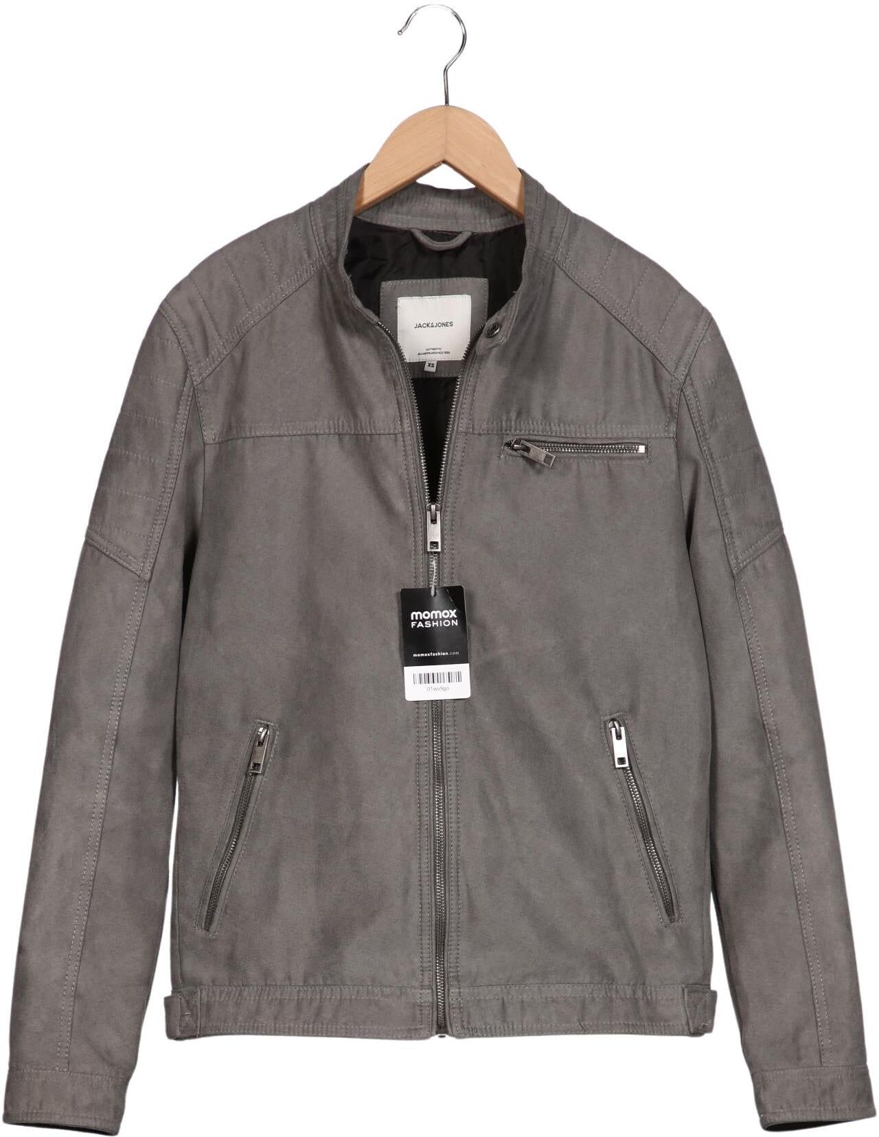 Jack & Jones Herren Jacke, Grau, Gr. XS, Synthetik - Second Hand