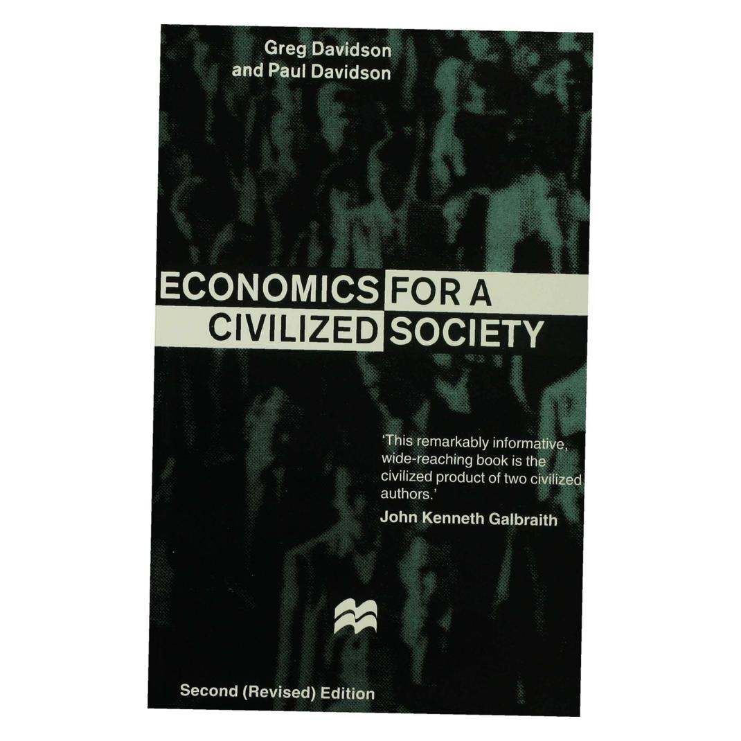 Springer Economics for a Civilized Society (Englisch, Softcover, G Davidson, G. Davidson) (55615766)