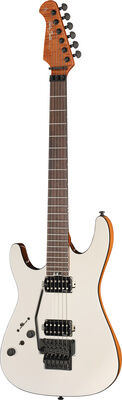 Harley Benton Fusion-IV HH LH RW FR WM Weiß Metallic Hochglanz