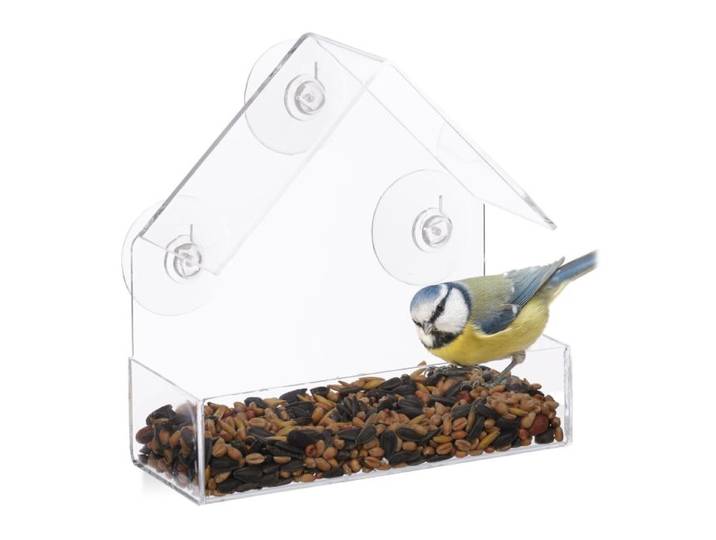Relaxdays Mangeoire à oiseaux en lot de 3
