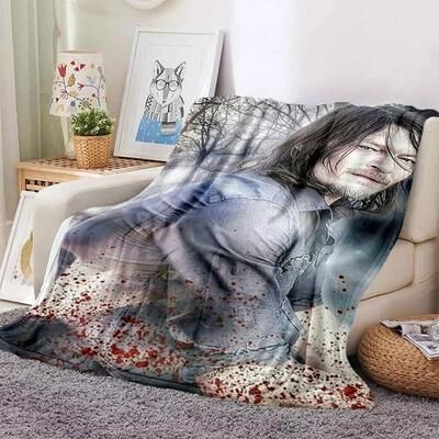 Uplift Picks The Walking Dead Zombie Throw Blanket Soft Flannel Sofa And Bed Cover 2 75x95 Cm