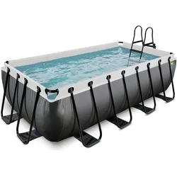 Exit, Pool, Black Leather Pool (450 x 250 x 100 cm)