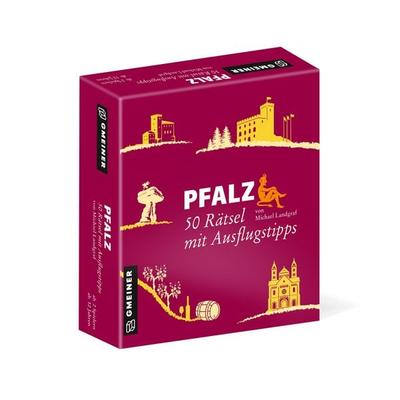 Pfalz - 50 Rätsel mit Ausflugstipps, Game von Michael Landgraf, Gmeiner-Verlag, 978-3-8392-0637-9