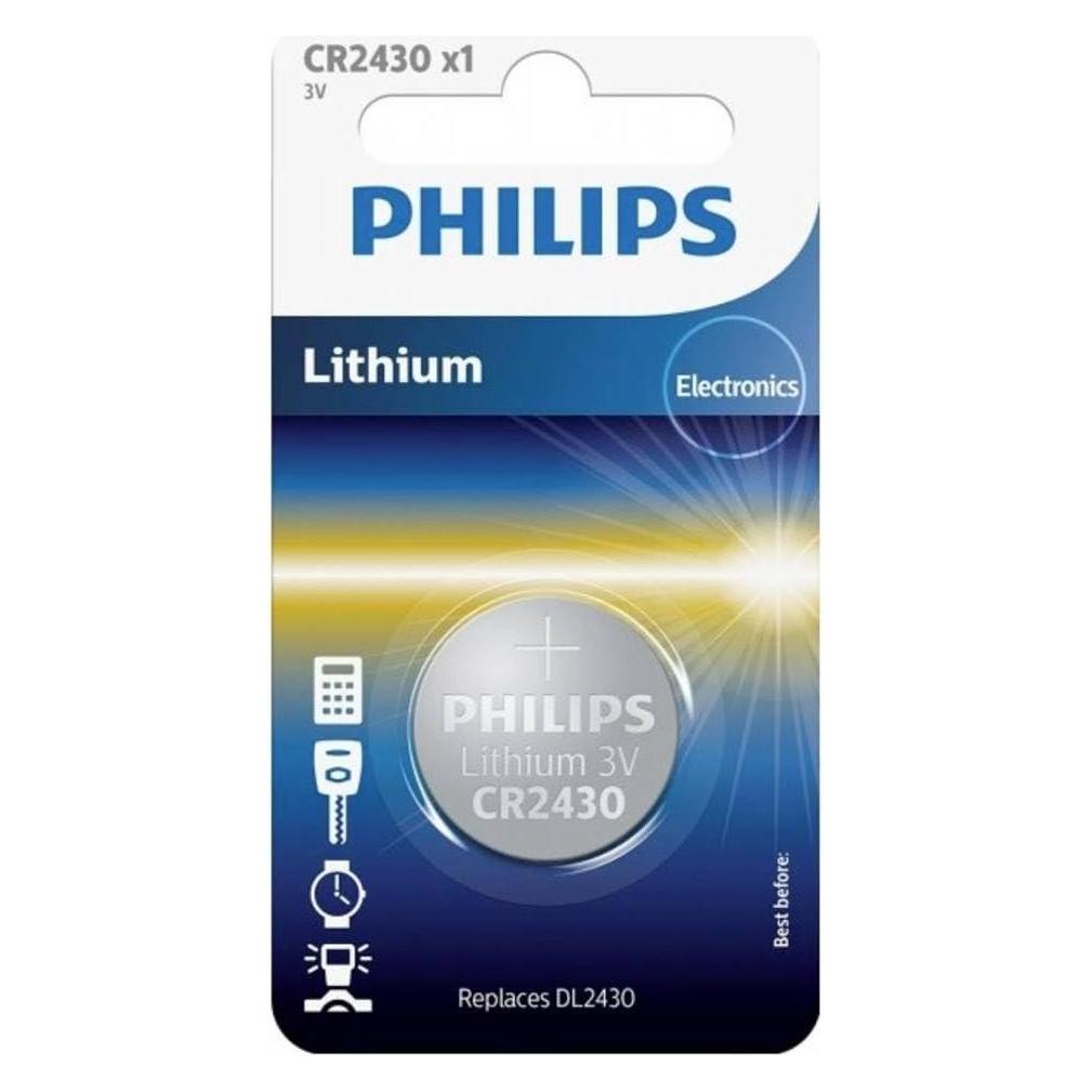 Philips Lithium CR2430 (1 Stk., CR2430) (Phil-CR2430/00B)