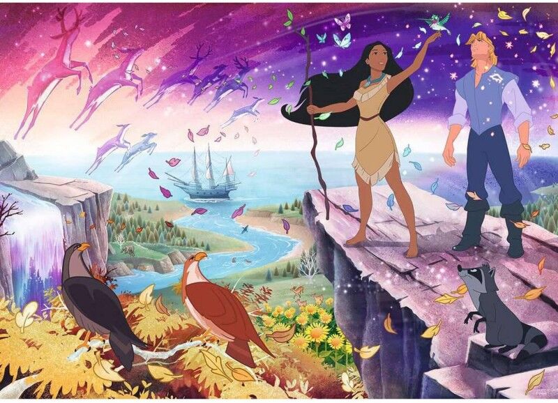 Ravensburger Puzzle 1000 pièces - Pocahontas (Collection Disney)