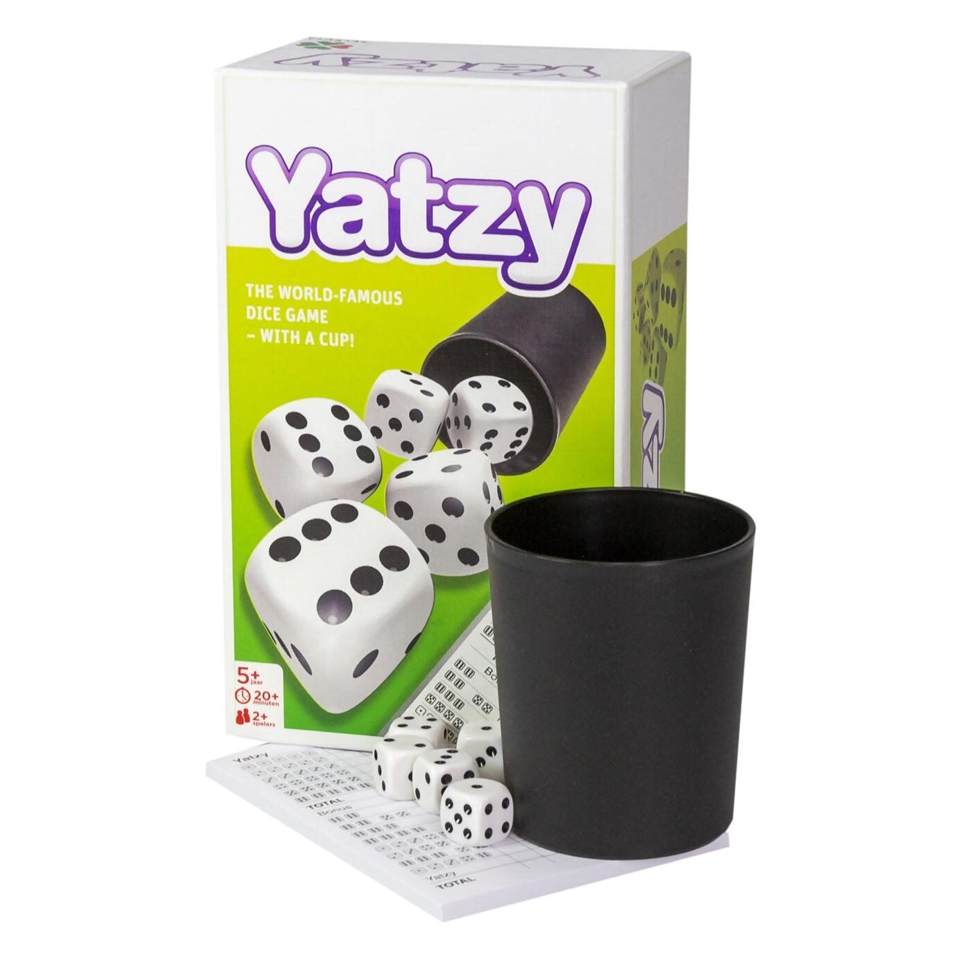 Selecta Yatzy Kinderspel Zwart Wit