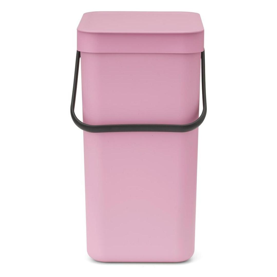 Brabantia Recyclingbehälter Sort & Go 12 l, Rosa (12 l) (255465)