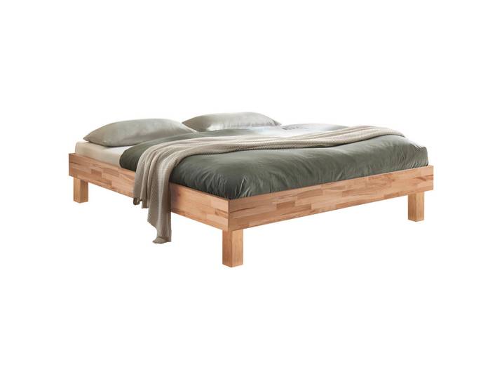 Hasena Bett, Kernbuche, Holz, Kernbuche, massiv, 200x200 cm, in verschiedenen Holzarten erhältlich, Größen Über- und Sondergrößen erhältlich, Kinderzimmer & Jugendzimmer, Kindermöbel, Kinderbetten