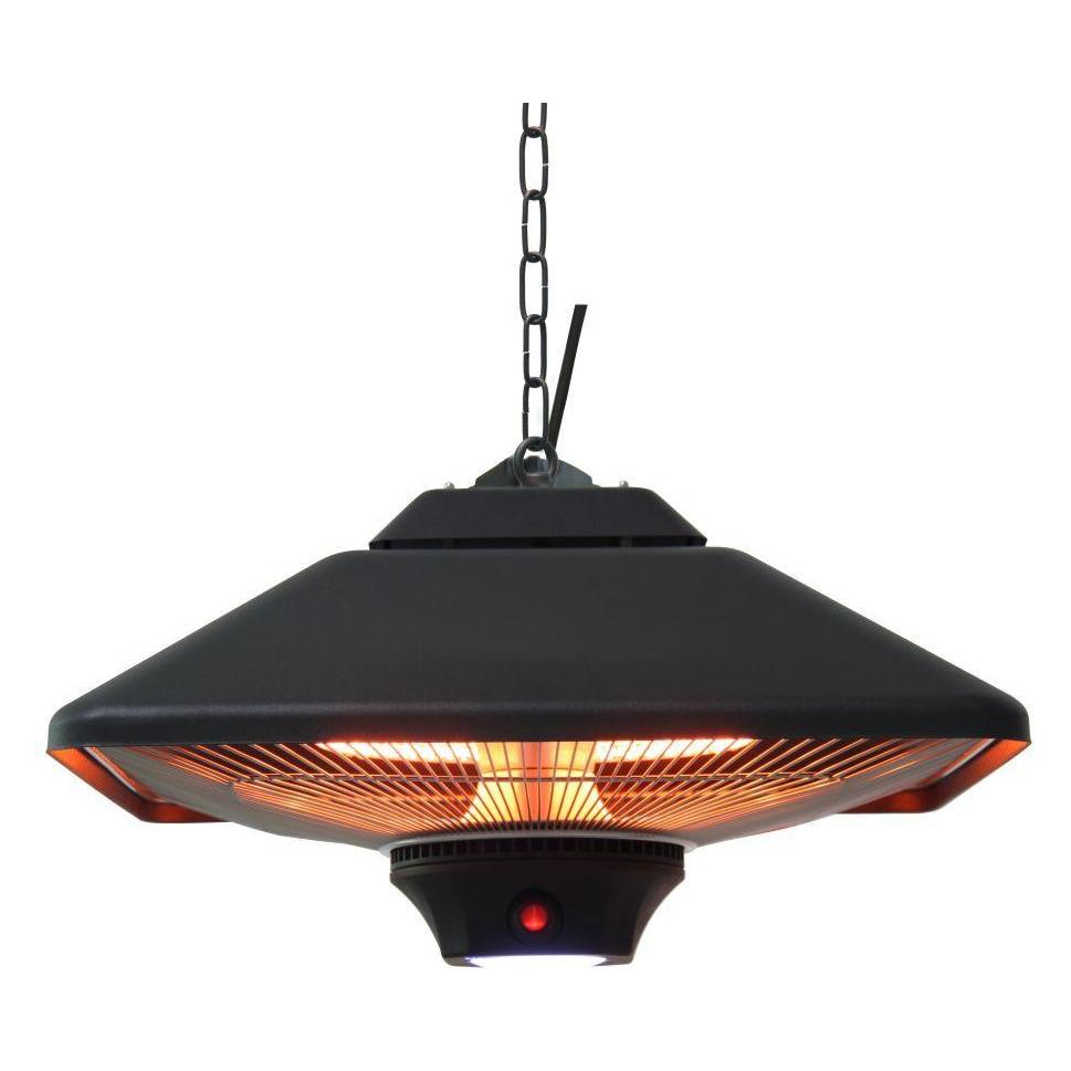 TunaBone Radiator Electric Ceiling Patio Heater | TB2088-01 | Patio heater | 1500 W | Black (1500 W) (TunaBone)