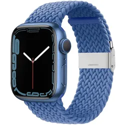 Crong Wave Band – gestrickt Armband für Apple Watch 38/40/41/42 mm (blau)
