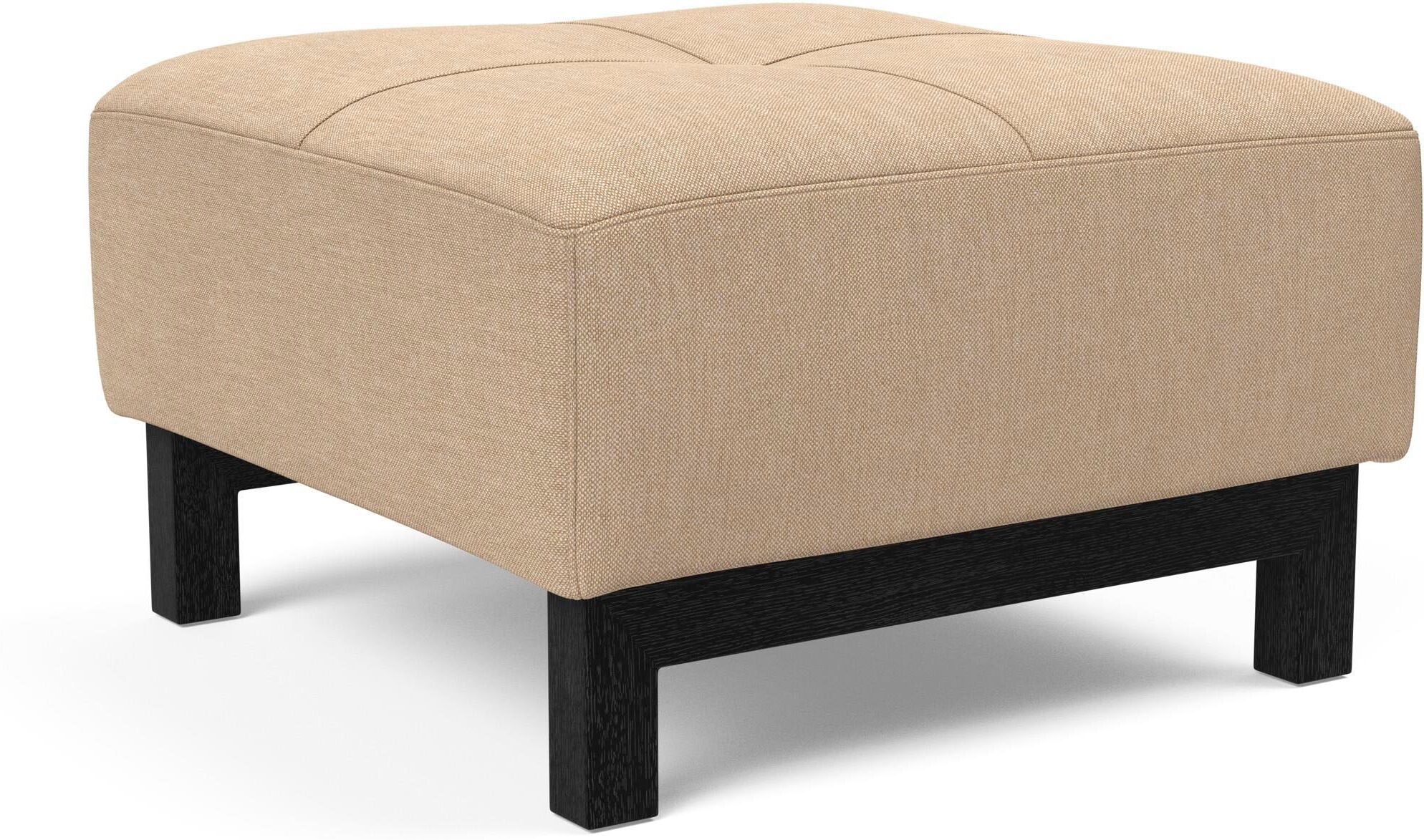 Polsterhocker INNOVATION LIVING ™, braun (moccha), B:65cm H:40cm T:65cm, 100% Polyester, Hocker, Polsterhocker, moderner Stil, vielseitig einsetzbar