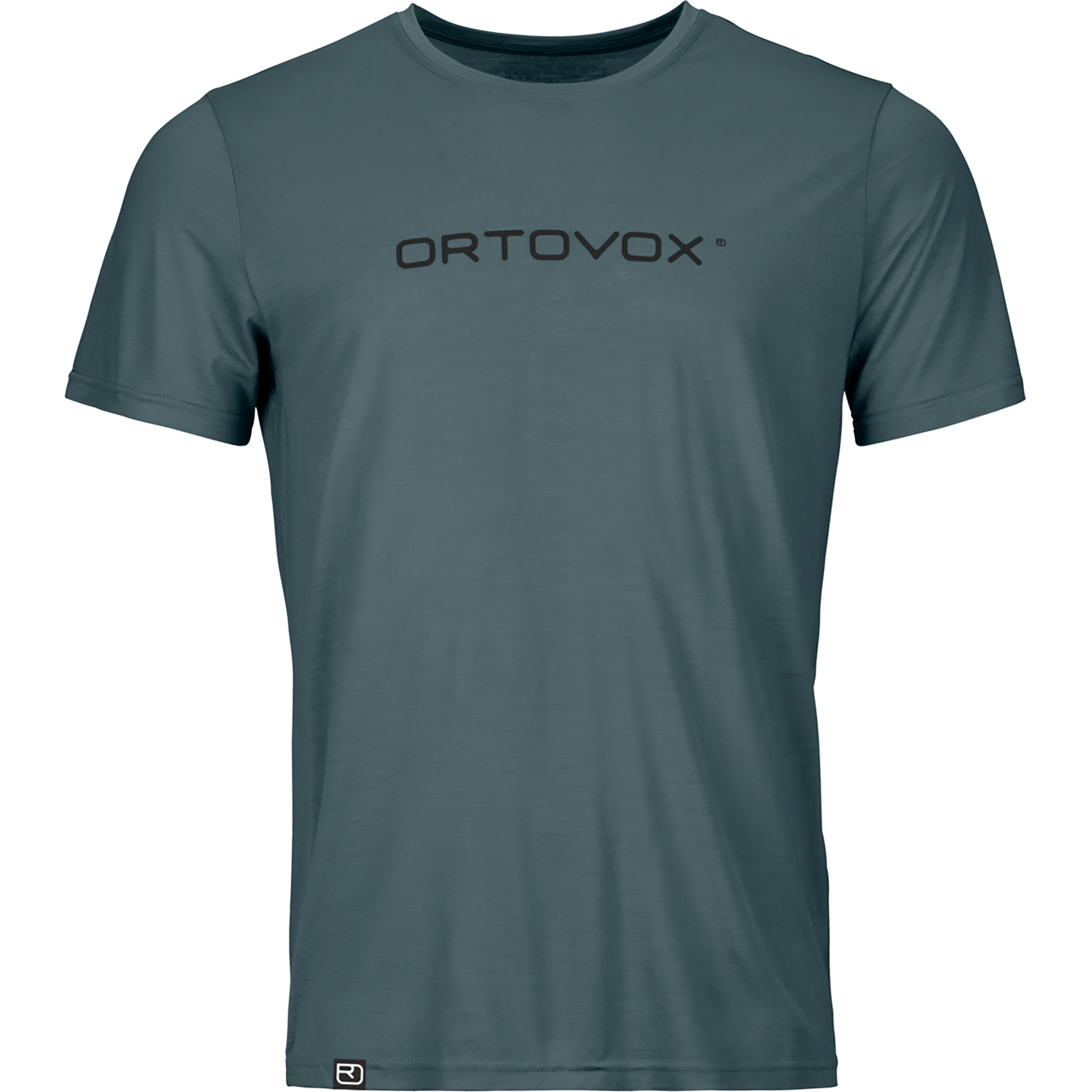 Ortovox 150 Cool Brand Herren T-Shirts grau Größe S Alpinklettern | Bouldern | Sportklettern Atmungsaktiv Merinowolle | Lyocell (Tencel)