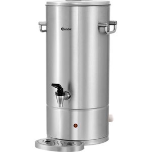 Bartscher Heißwasserspender 9L-FWA, einstellbar 30°C - 95°C, mit Festwasseranschluss, 2800 Watt, Edelstahl, silber, 9 Liter