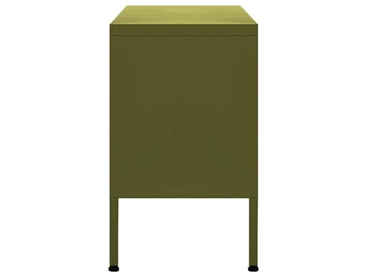 Cabinet TV - Vert - Meuble TV pour Télévision - 1 PC - Vert olive 105x35x50 cm Acier T280