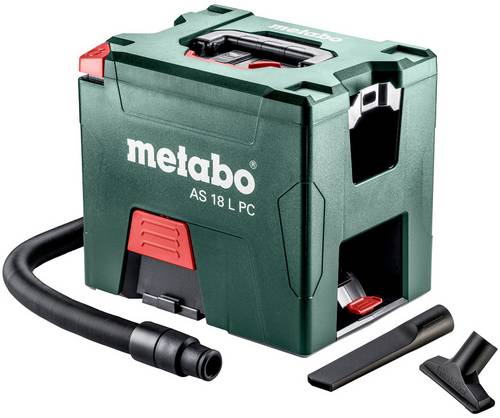 Metabo AS 18L PC 602021850 Trockensauger Set 7.50l ohne Akku, Staubklasse L zertifiziert