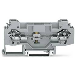 WAGO 282-135 Trennklemme 8 mm Zugfeder Belegung: L Grau 25 St.