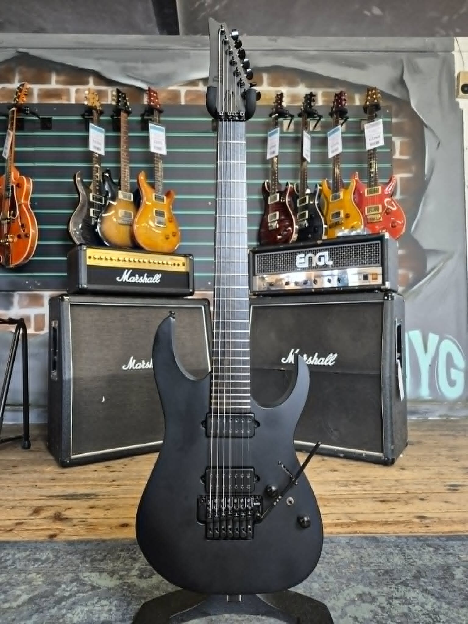 Ibanez RGRB720 Black Flat 2025 7-String Electric Guitar   black - Refurbished