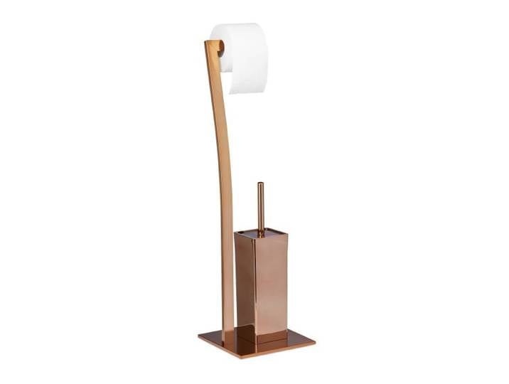 Relaxdays Support de papier-toilette WC brosse
