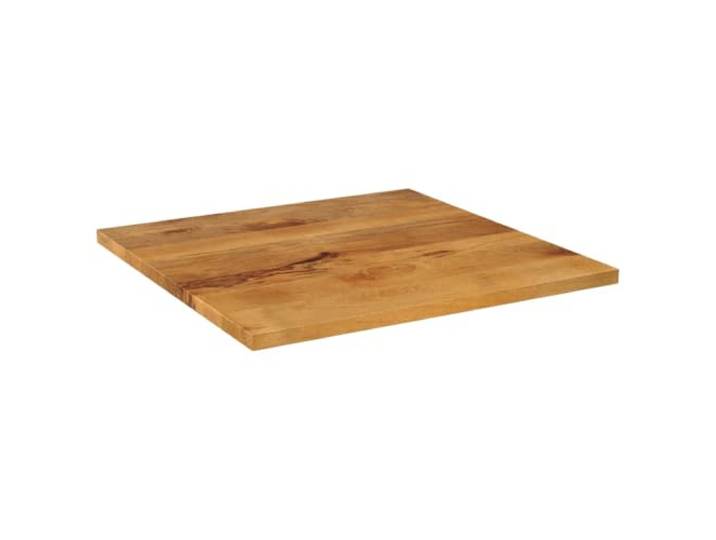 NKOPPFG Tischplatte 80x80x2,5 cm Quadratisch Massivholz Mango Ersatztischplatte, Rustikales Design, Einfache Reinigung, Vielseitig Kombinierbar