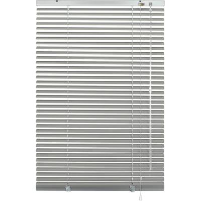 Jalousie GARDINIA "Aluminium-Jalousie zum Klemmen" Gr. 31, silber (silberfarben), B:80cm H:220cm, Jalousien, Bestseller mit über 900 4,5-Sterne-Bewertungen, mit Klemmhalter