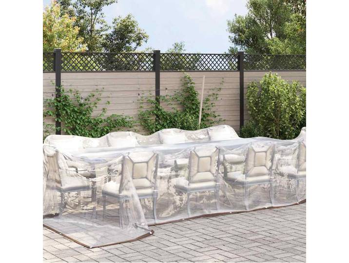 vidaXL Bâche transparente avec œillets 5x6 m polyéthylène