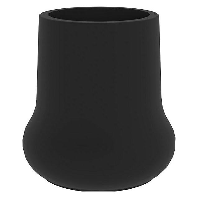 kaiserkraft Aussenschuh für Aluminium-Arbeitspodest starr ø 30 schwarz TPE 85 Shore (019250)