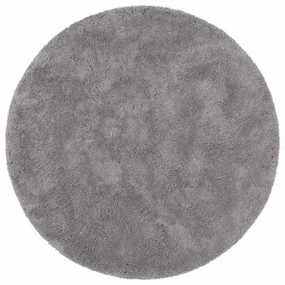 Teppich OTTO HOME "Desner, Hochflor Teppiche" Gr. 9, grau, H:35mm Ø:140cm, Kunstfaser, Teppiche, Teppich, Mikrofaser, weich, flauschig, Wohnzimmer, Schlafzimmer, Kinderzimmer