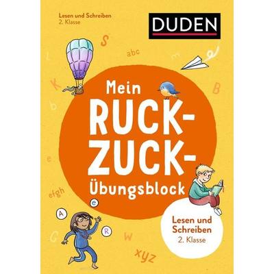 Mein Ruckzuck-Übungsblock Lesen und schreiben 2. Klasse, Taschenbuch von Claudia Fahlbusch, Duden ein Imprint von Cornelsen Verlag GmbH,