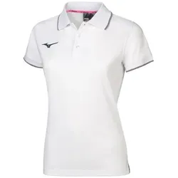 Mizuno, Damen, Sportshirt, Team (S), Weiss, Silber